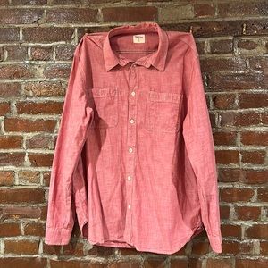 Salmon colored Men’s button down.